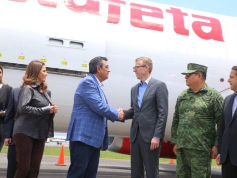 Gobierno de Puebla impulsa mejoras en transporte aéreo de carga y pasajeros